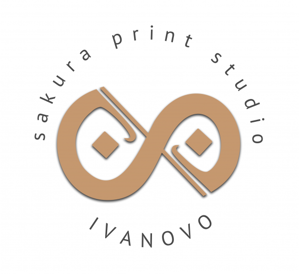 Логотип компании Шелкография Sakura Print Studio