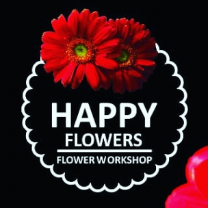 Логотип компании Магазин цветов Иваново - Happy Flowers